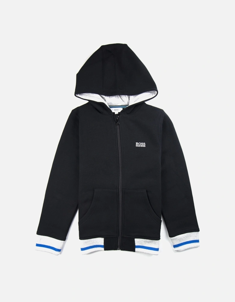 Kids Side Logo Hoody Black