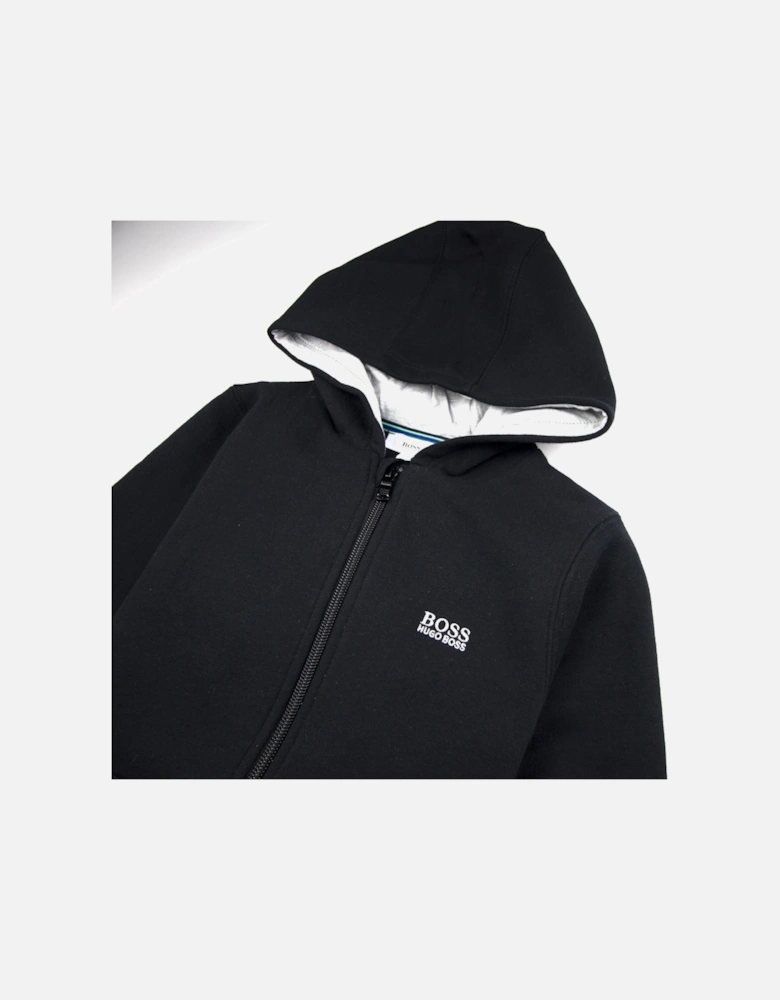 Kids Side Logo Hoody Black