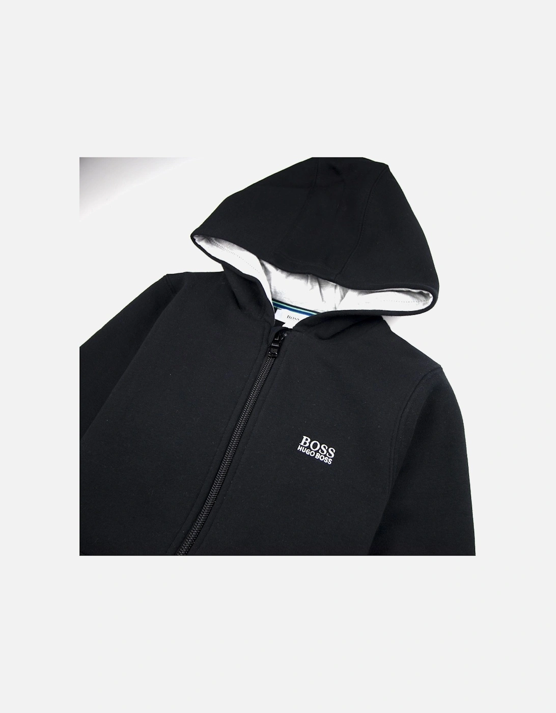 Kids Side Logo Hoody Black