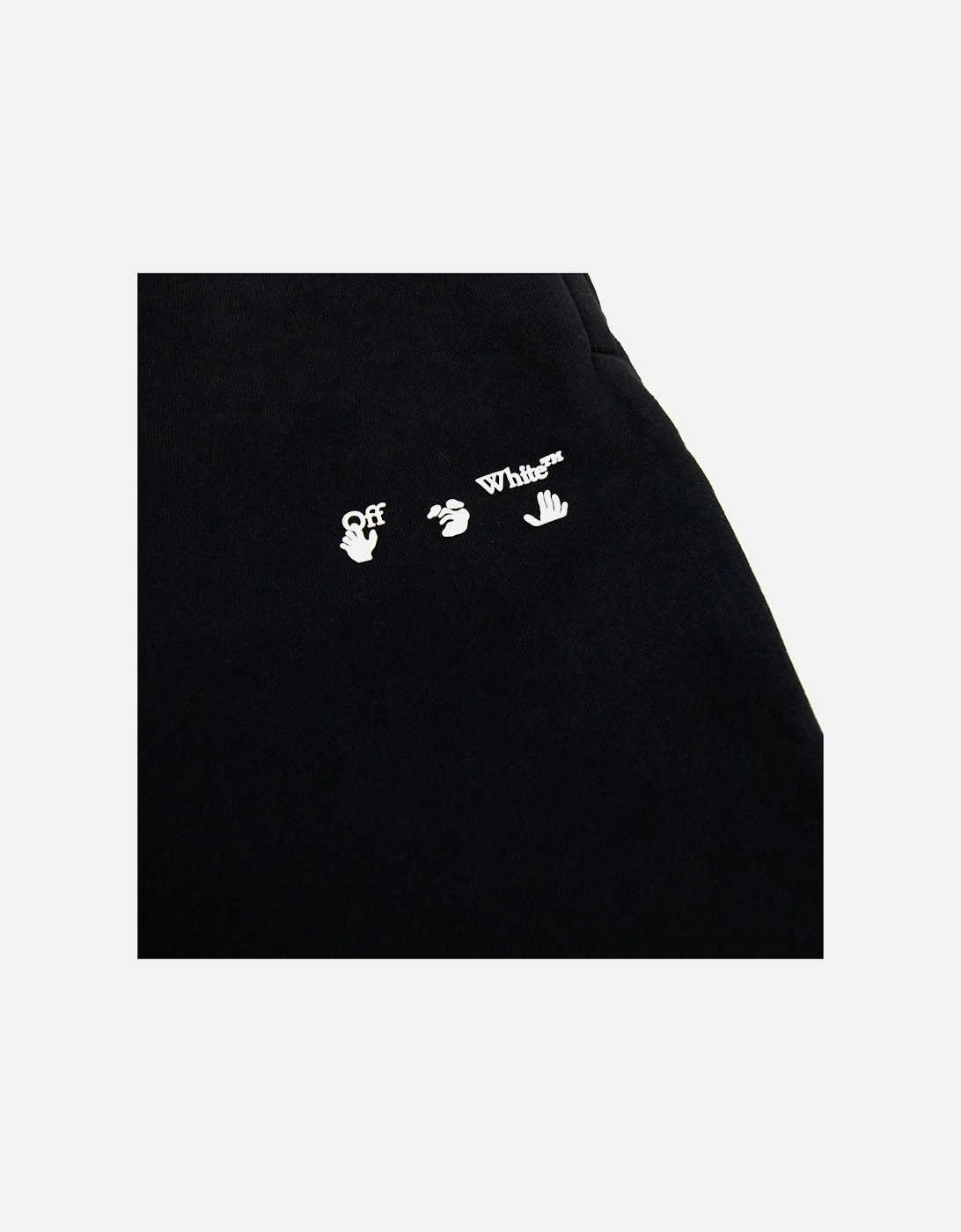 Off White Ow Logo Slim Sweatpant Black/white