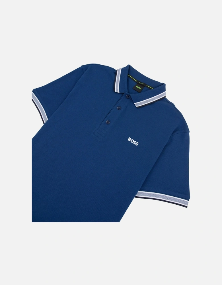 Embroidered Logo Paddy Polo Blue 435
