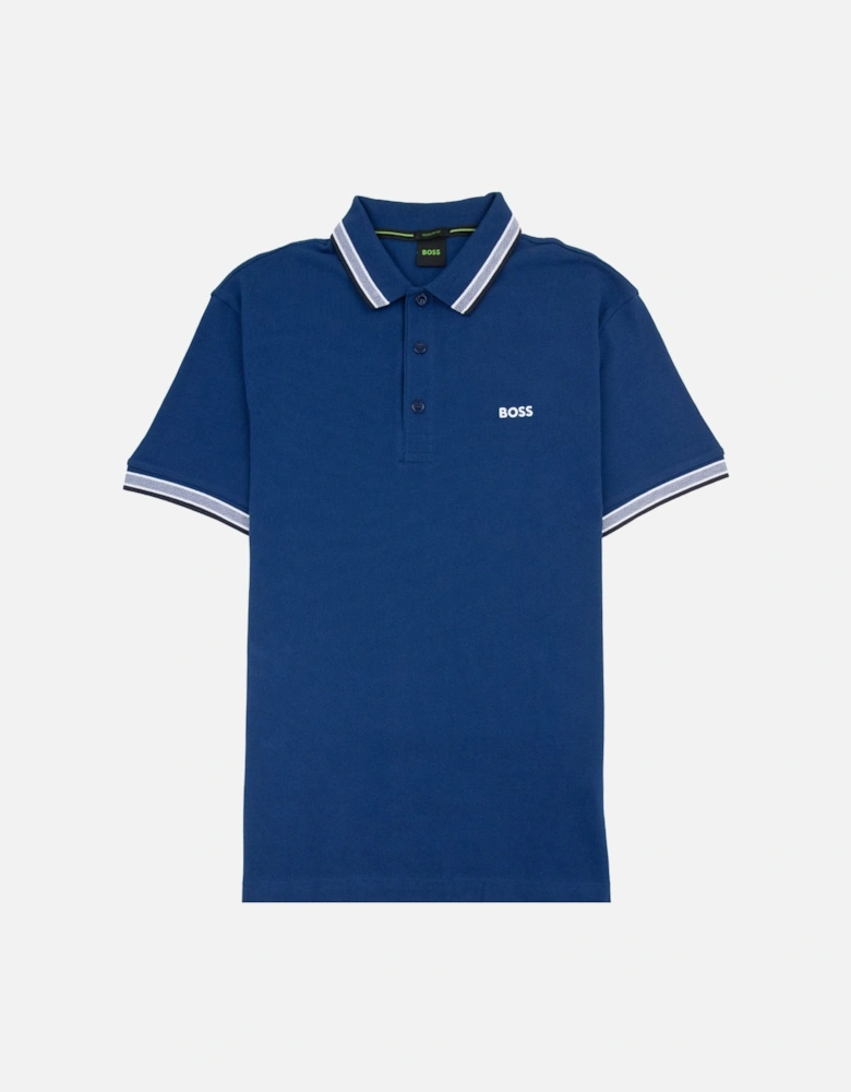 Embroidered Logo Paddy Polo Blue 435