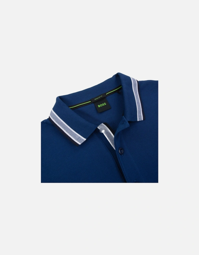 Embroidered Logo Paddy Polo Blue 435