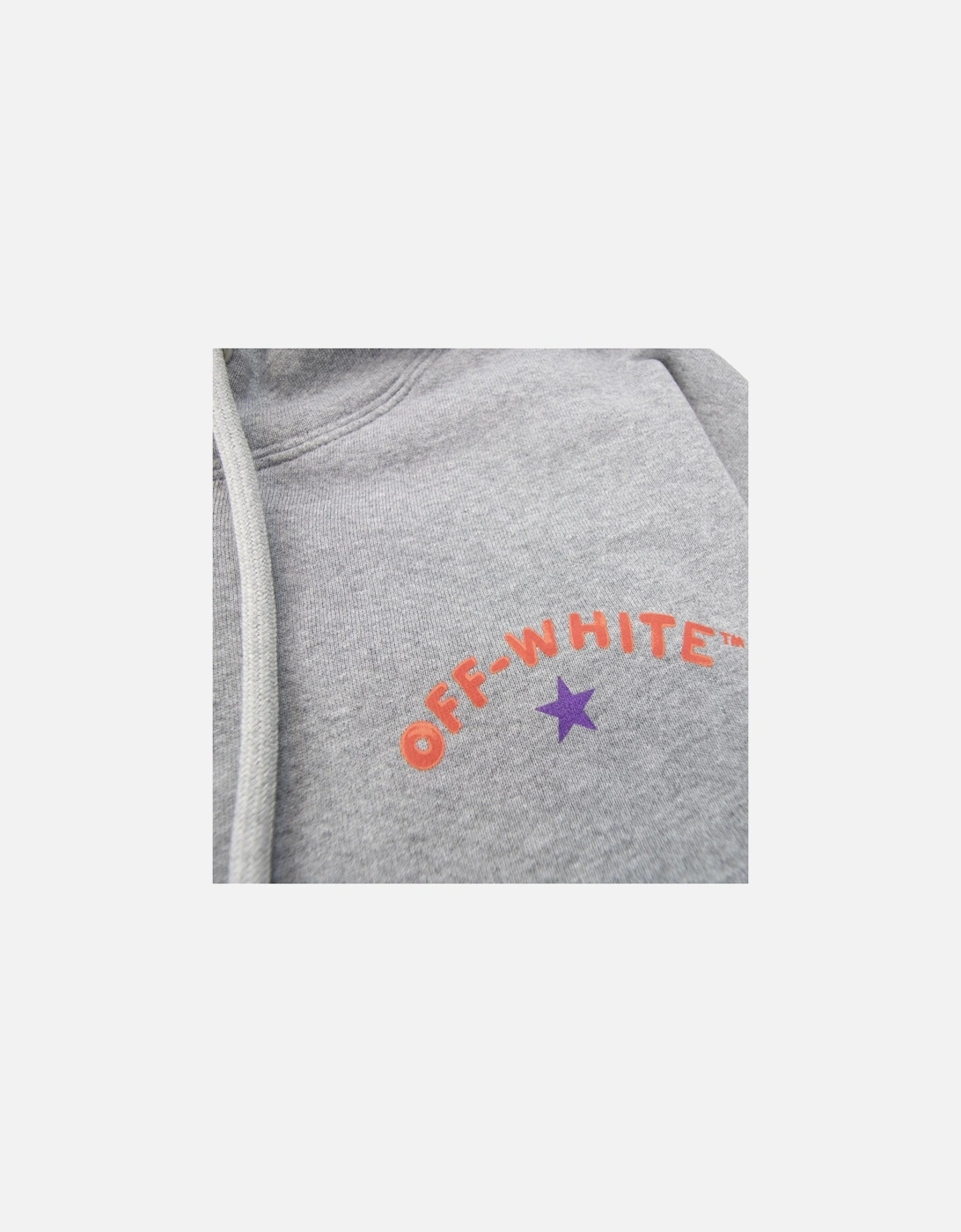 Off White Star Arrow Skate Hoodie Grey Melange