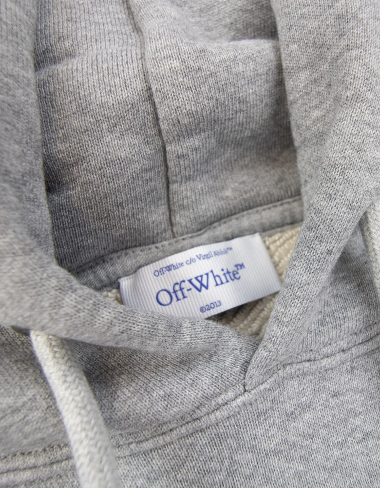 Off White Star Arrow Skate Hoodie Grey Melange