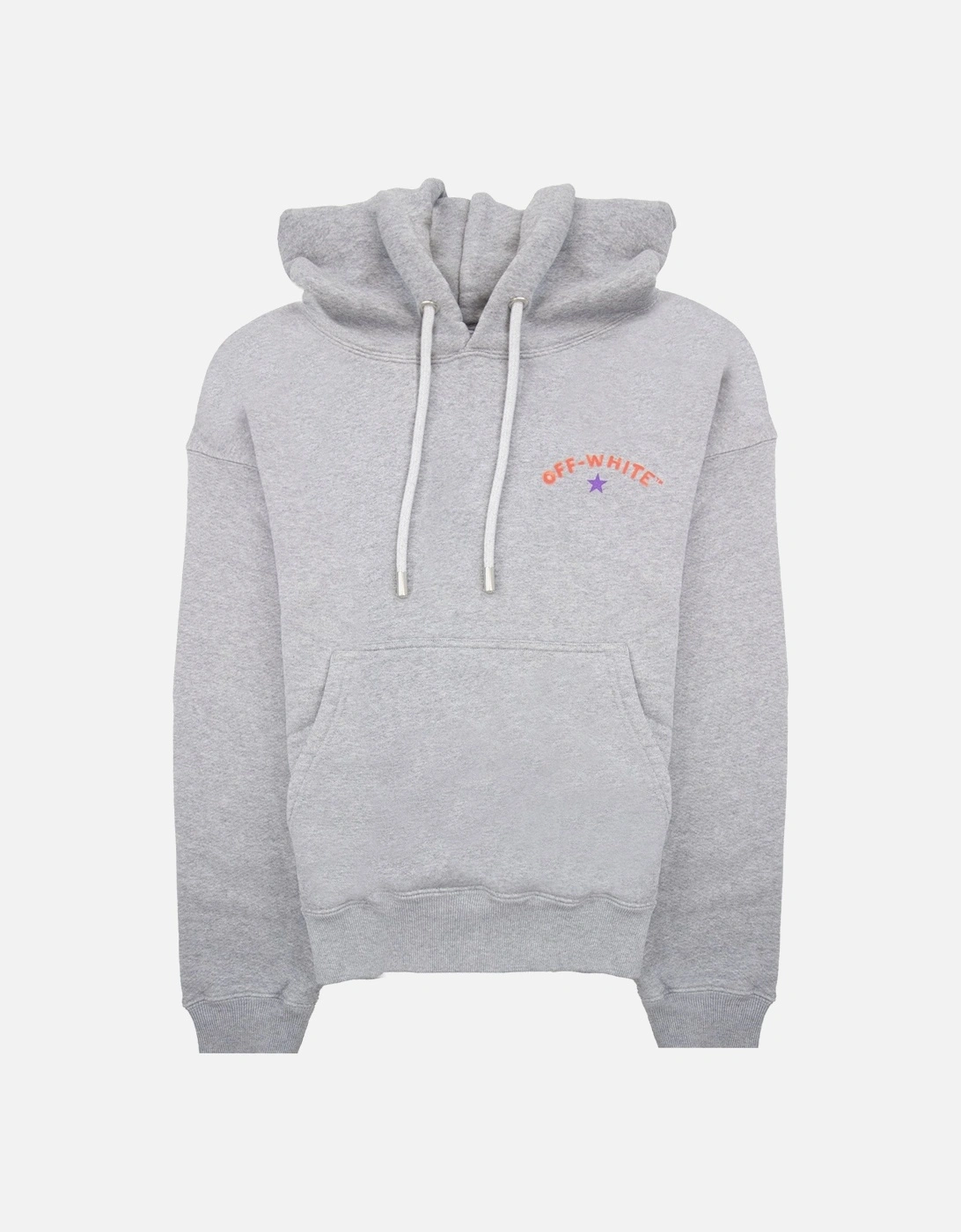 Off White Star Arrow Skate Hoodie Grey Melange, 7 of 6