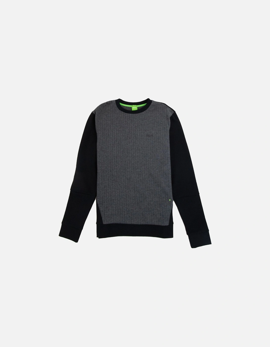 Heringbone Salbo Sweatshirt Black/Grey, 3 of 2