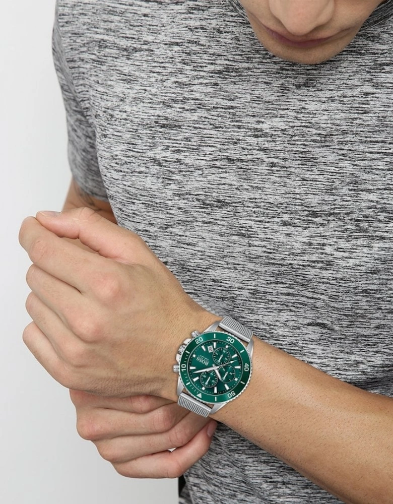 Admiral Green Steel Watch Stainless Steel