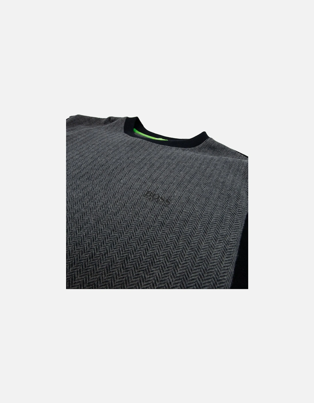 Heringbone Salbo Sweatshirt Black/Grey