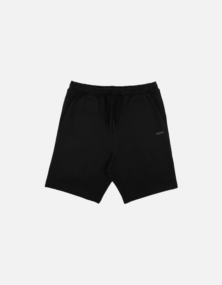Headlo Cotton Branded Shorts Black 001
