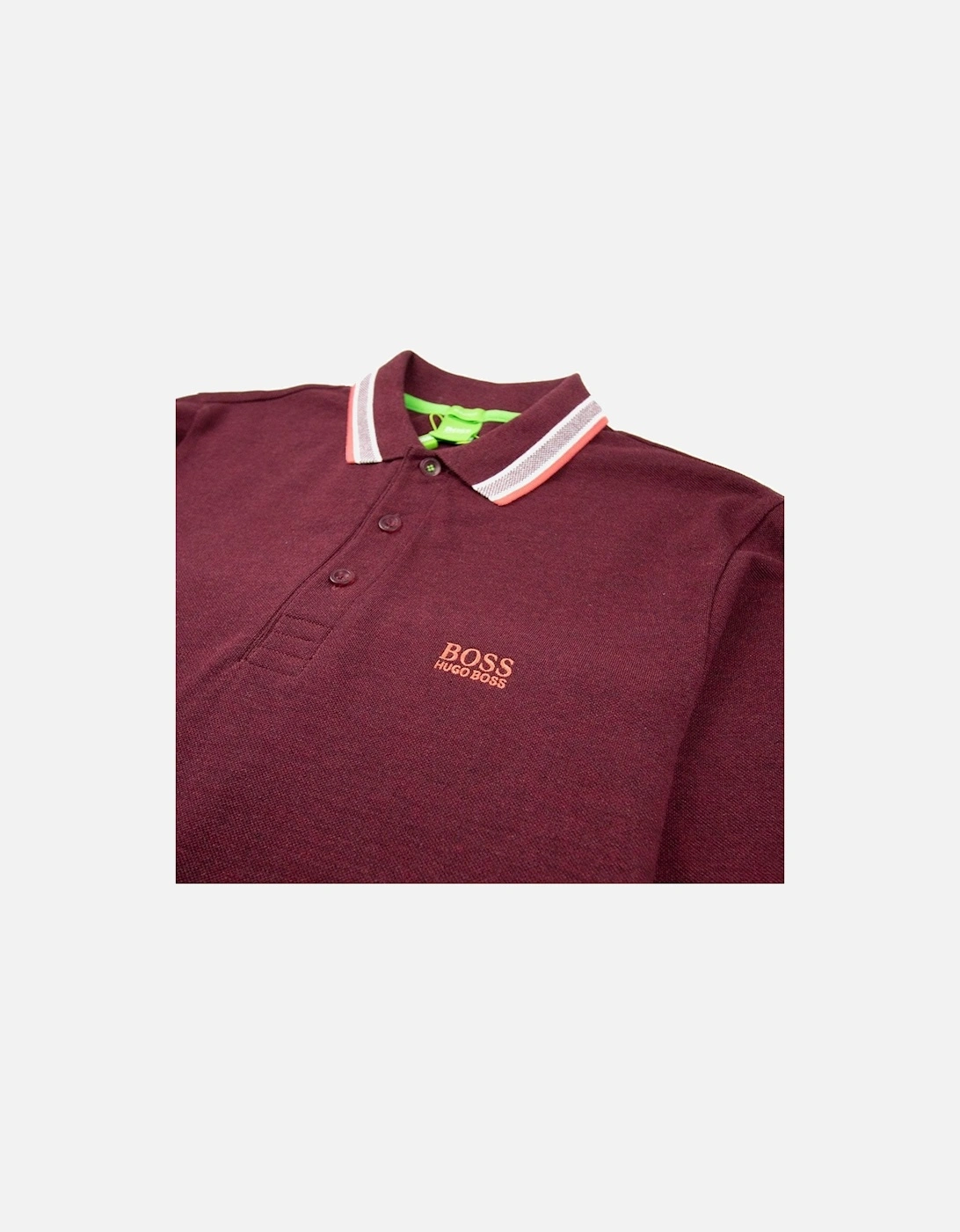 Plisy 1 Long Sleeve Polo Burgundy