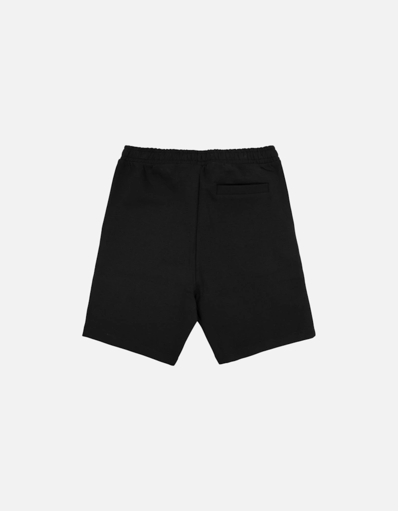 Headlo Cotton Branded Shorts Black 001