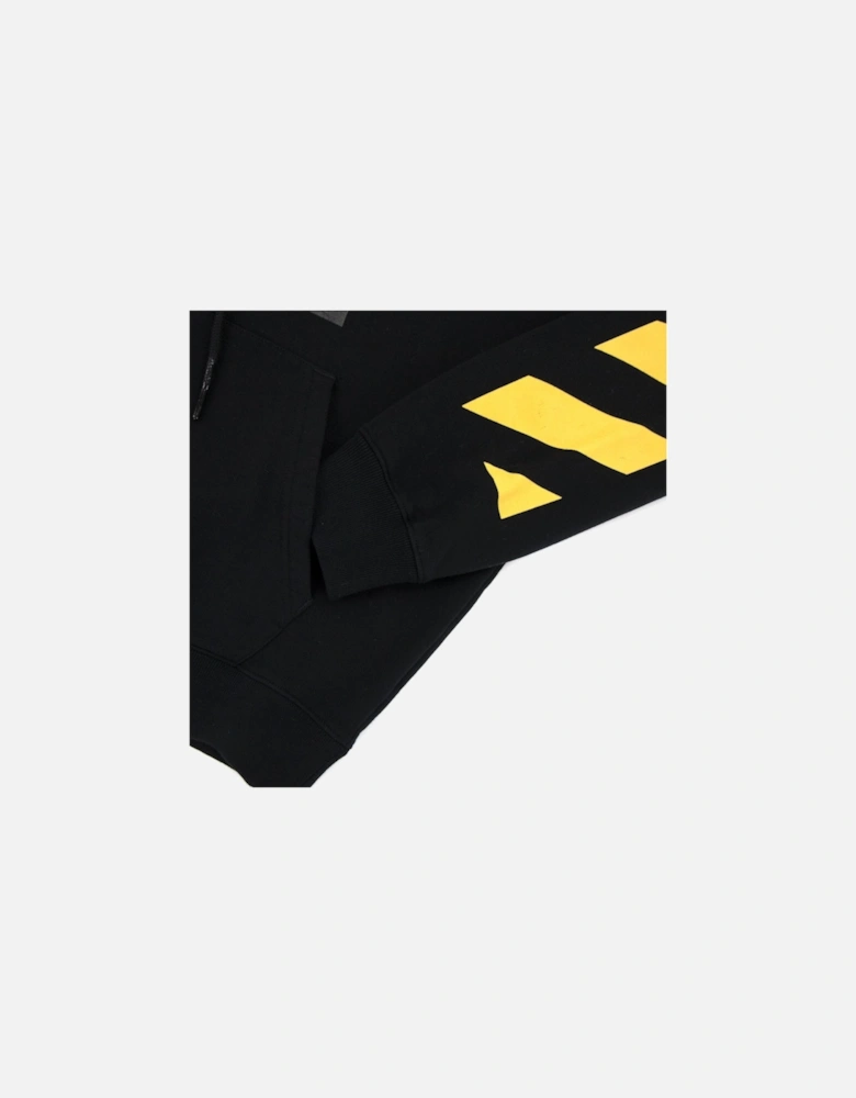 Off White Carav Painting Over Hooded Sweatshirt Multi