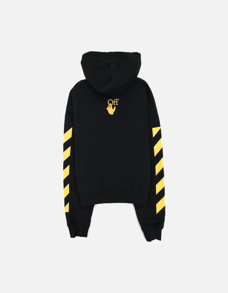 Off White Carav Painting Over Hooded Sweatshirt Multi
