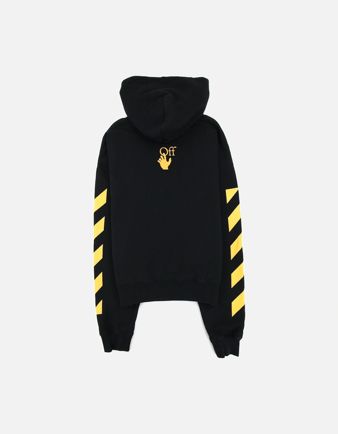 Off White Carav Painting Over Hooded Sweatshirt Multi