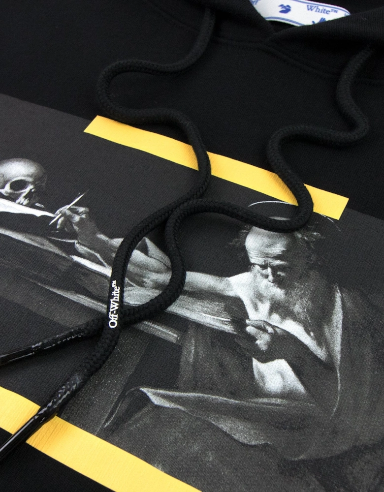 Off White Carav Painting Over Hooded Sweatshirt Multi