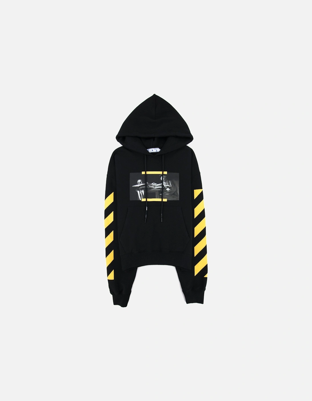 Off White Carav Painting Over Hooded Sweatshirt Multi, 8 of 7