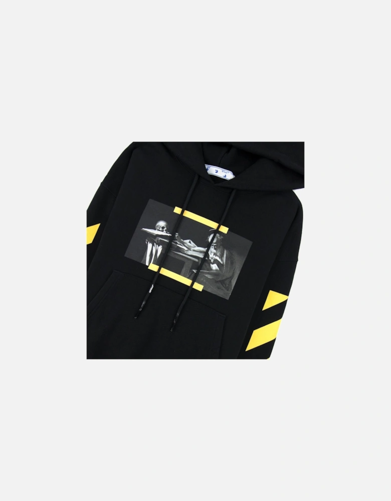 Off White Carav Painting Over Hooded Sweatshirt Multi