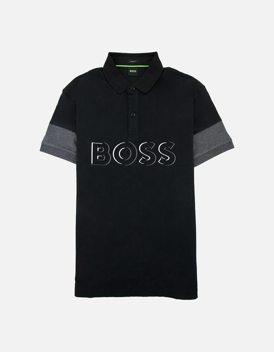 Pavel Embroidered Logo Polo Black 001, 5 of 4