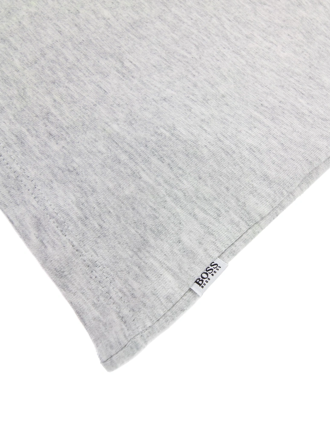 Kids Contrast Logo Print T Shirt Grey