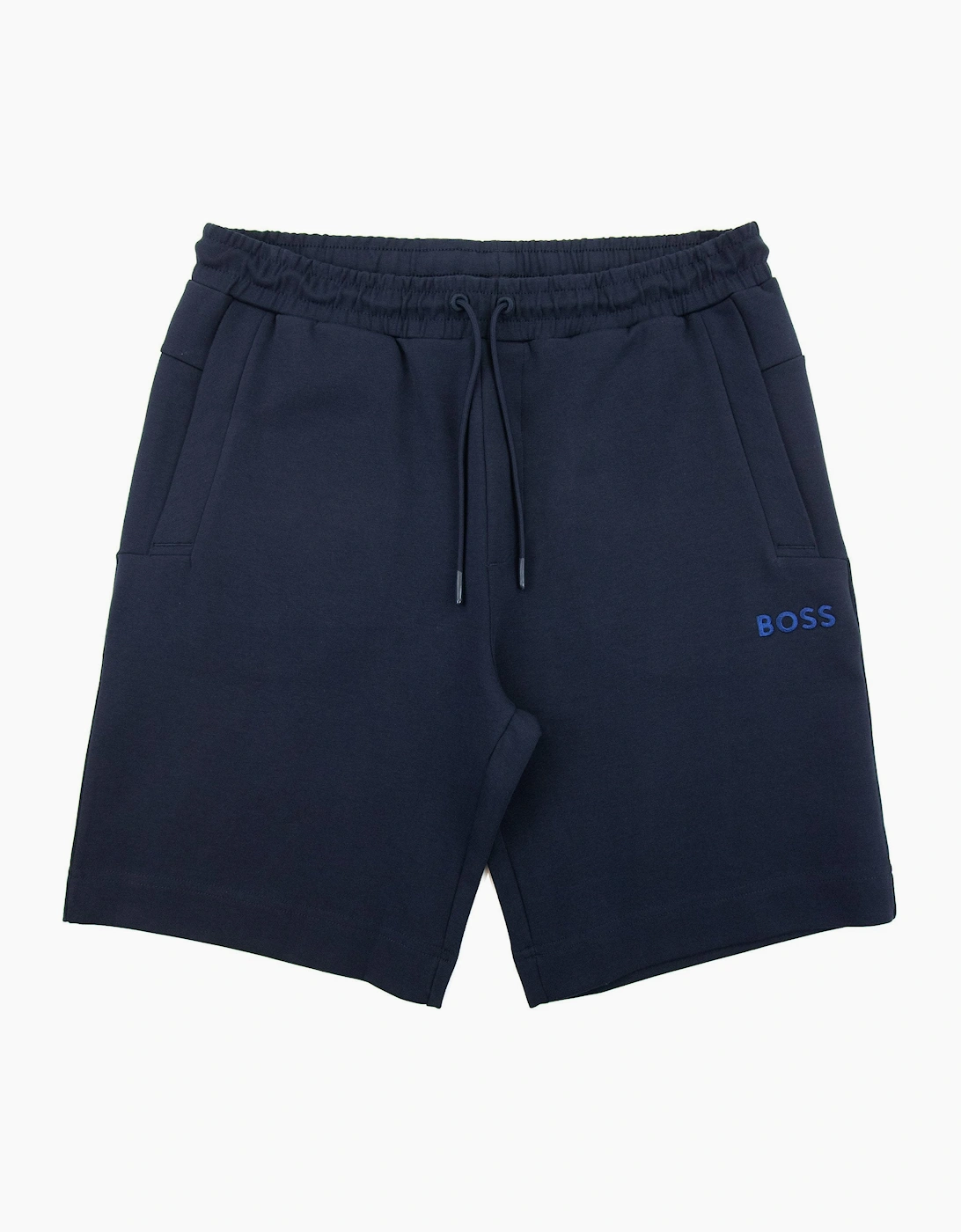 Hugo Boss Men's Navy Headlo 1 Embroidered Logo Shorts 402 - Size: 37/36/32