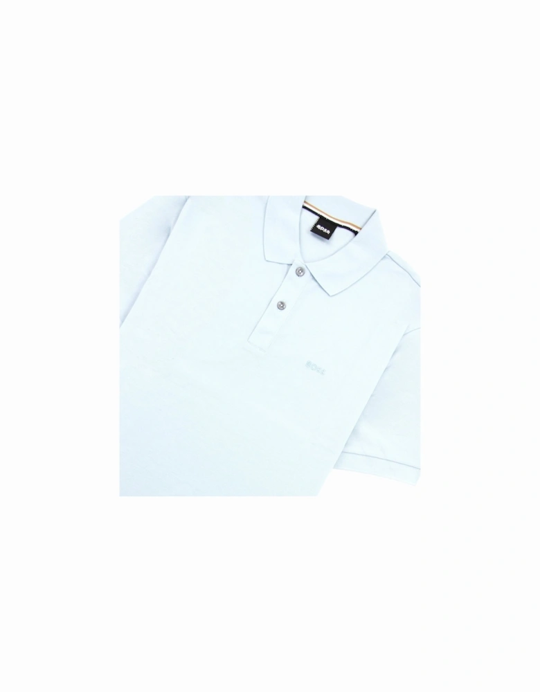Pallas Embroidered Logo S/s Polo Light Blue 457
