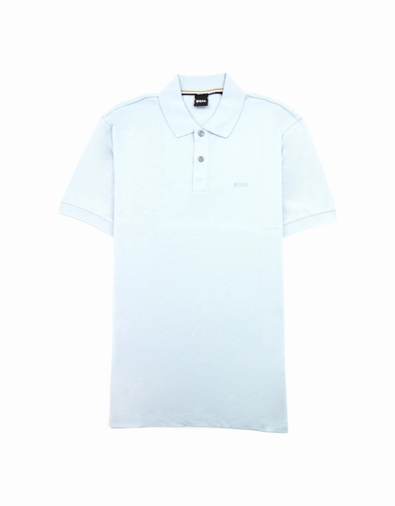 Pallas Embroidered Logo S/s Polo Light Blue 457