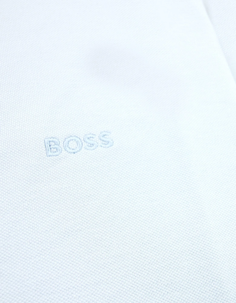 Pallas Embroidered Logo S/s Polo Light Blue 457