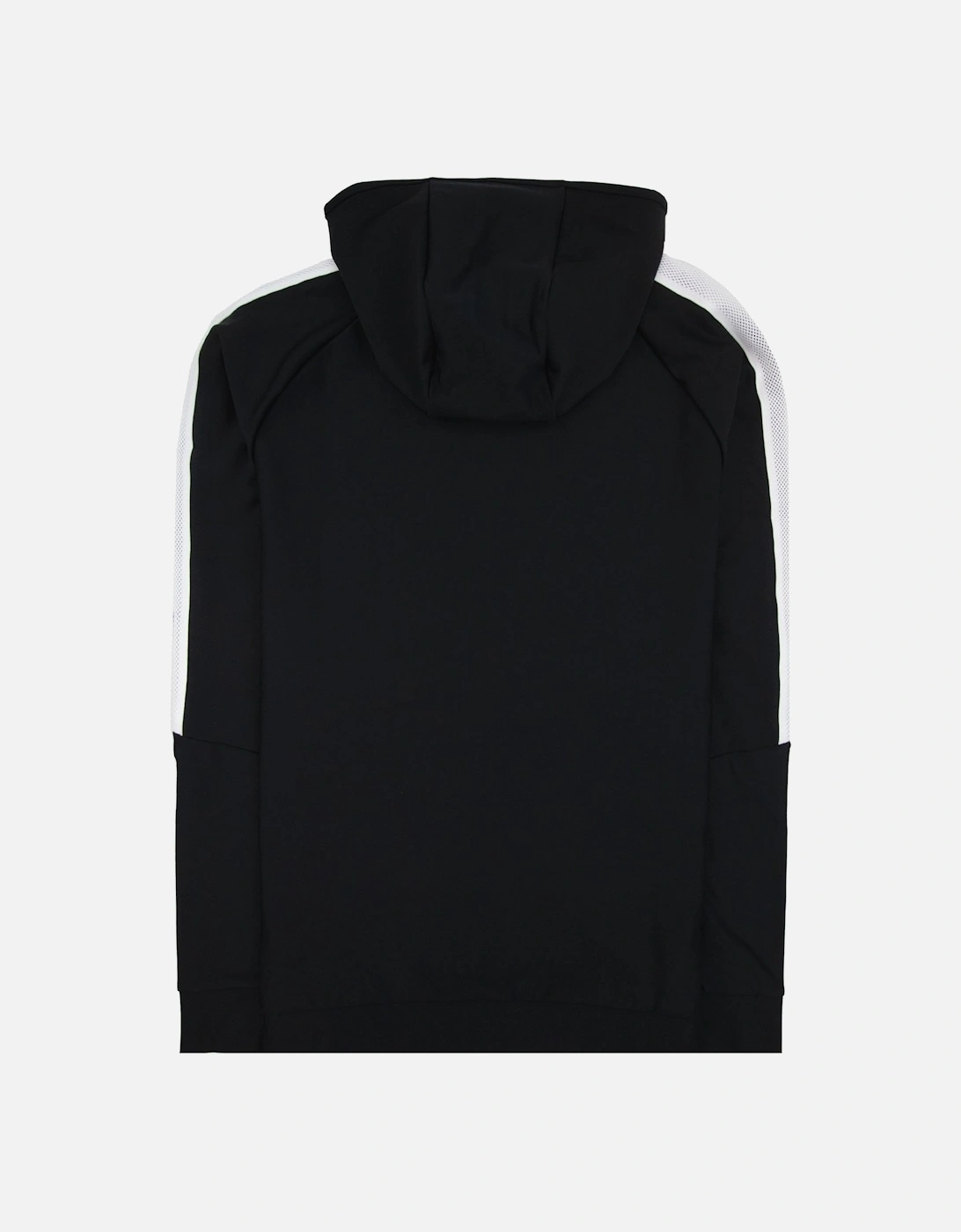 Boss X Matteo Berrettini Regular-fit Zip-up Hoodie With Signature-stripe Artwork Black 001