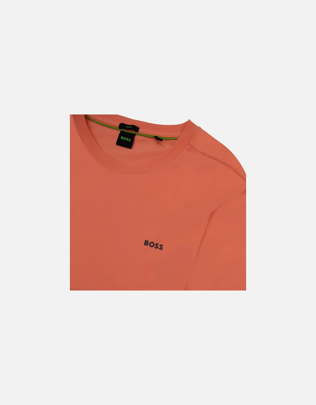 Tee Contrast Logo T Shirt Orange 650