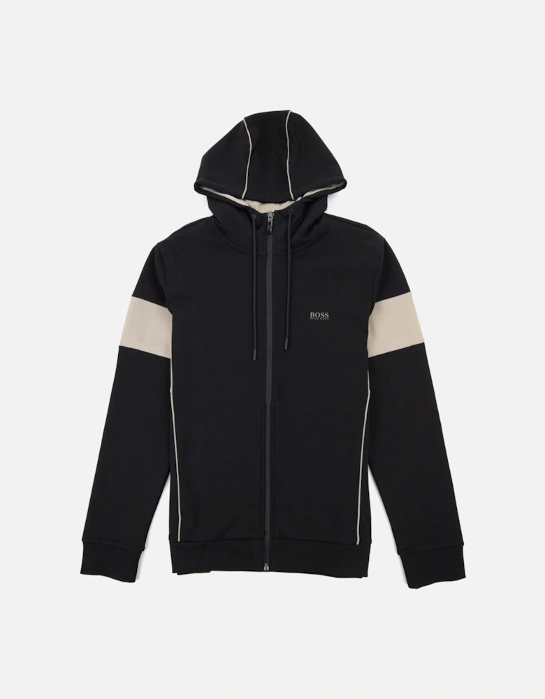 Contrast Logo Tracksuit Black 001
