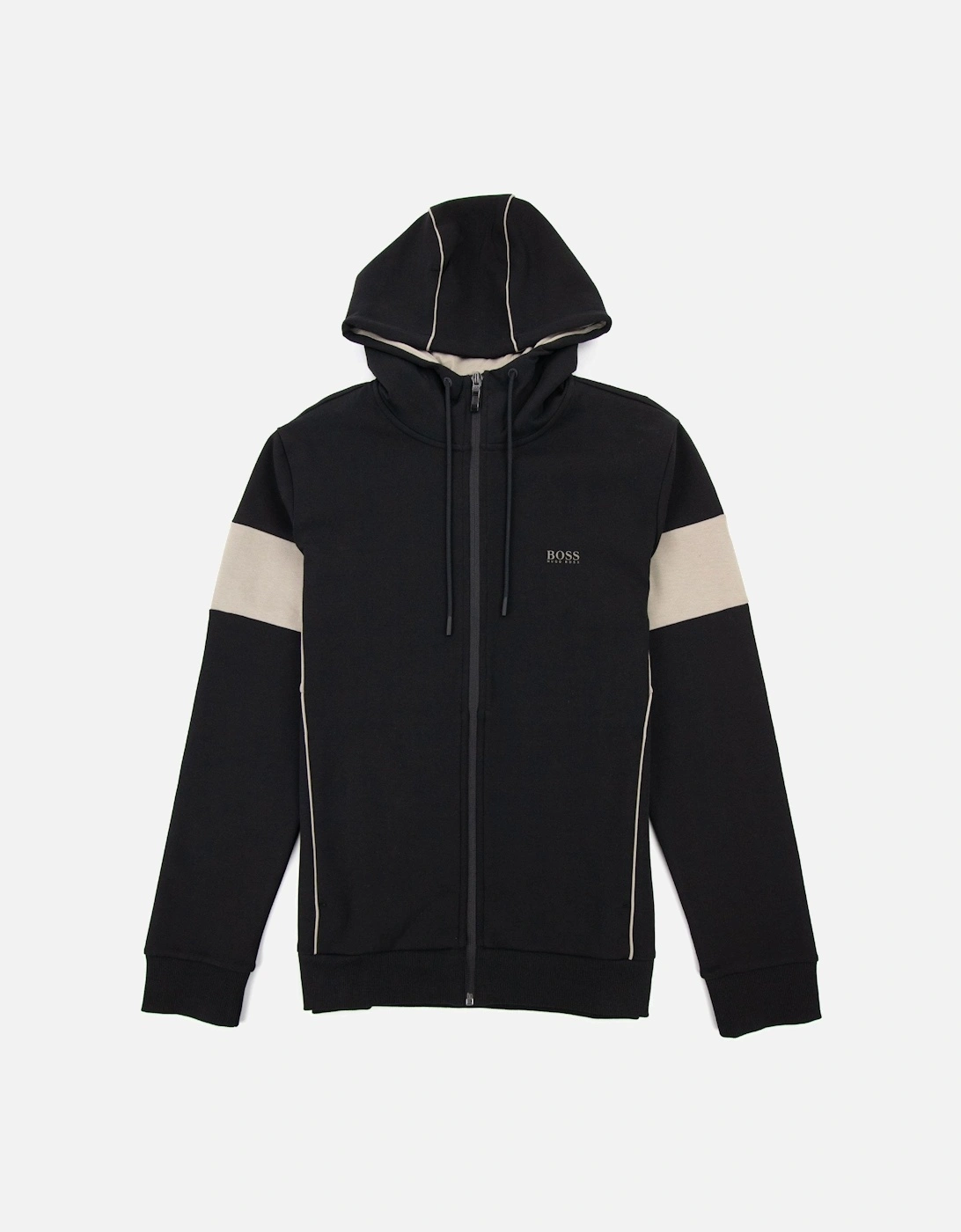 Contrast Logo Tracksuit Black 001