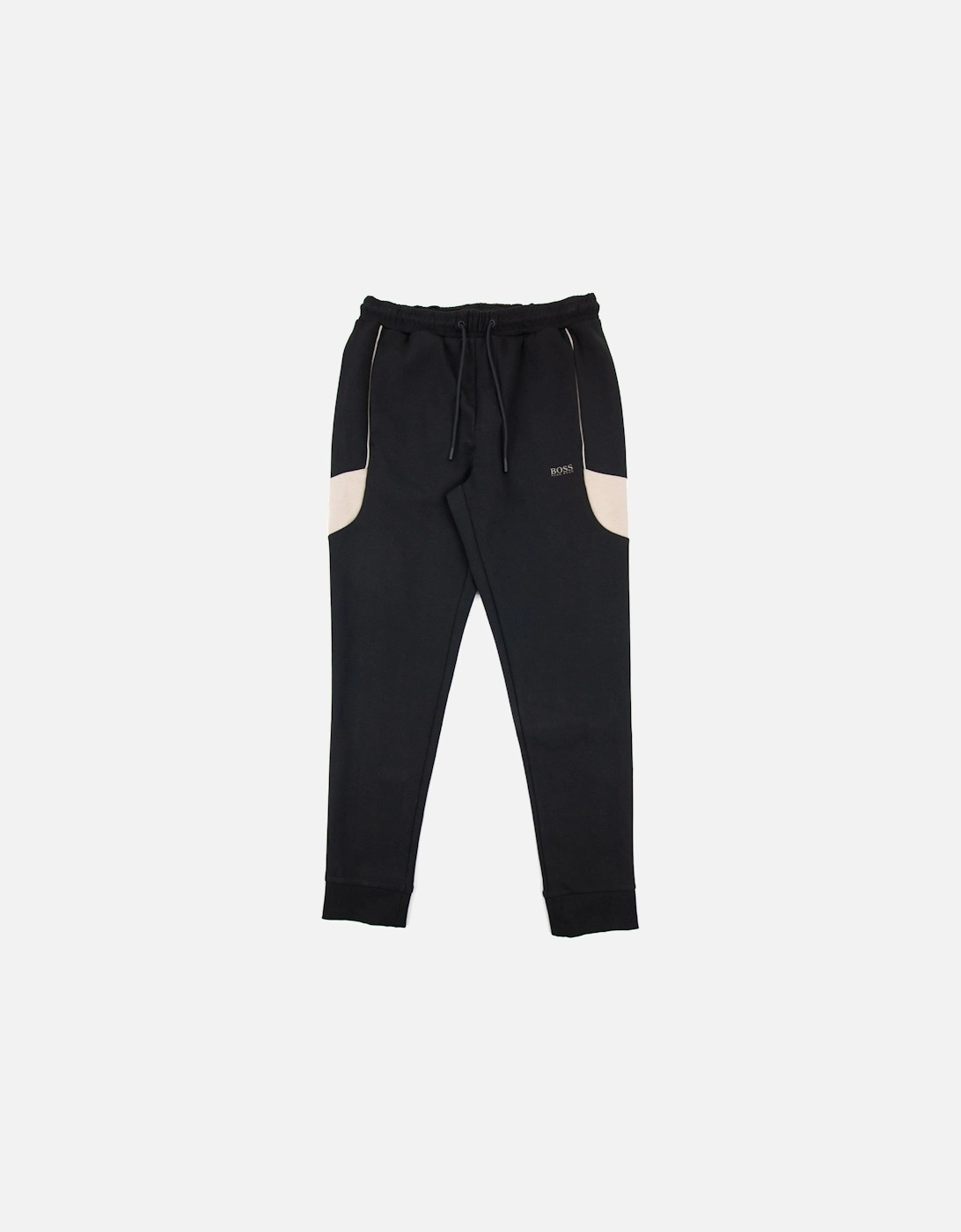 Contrast Logo Tracksuit Black 001