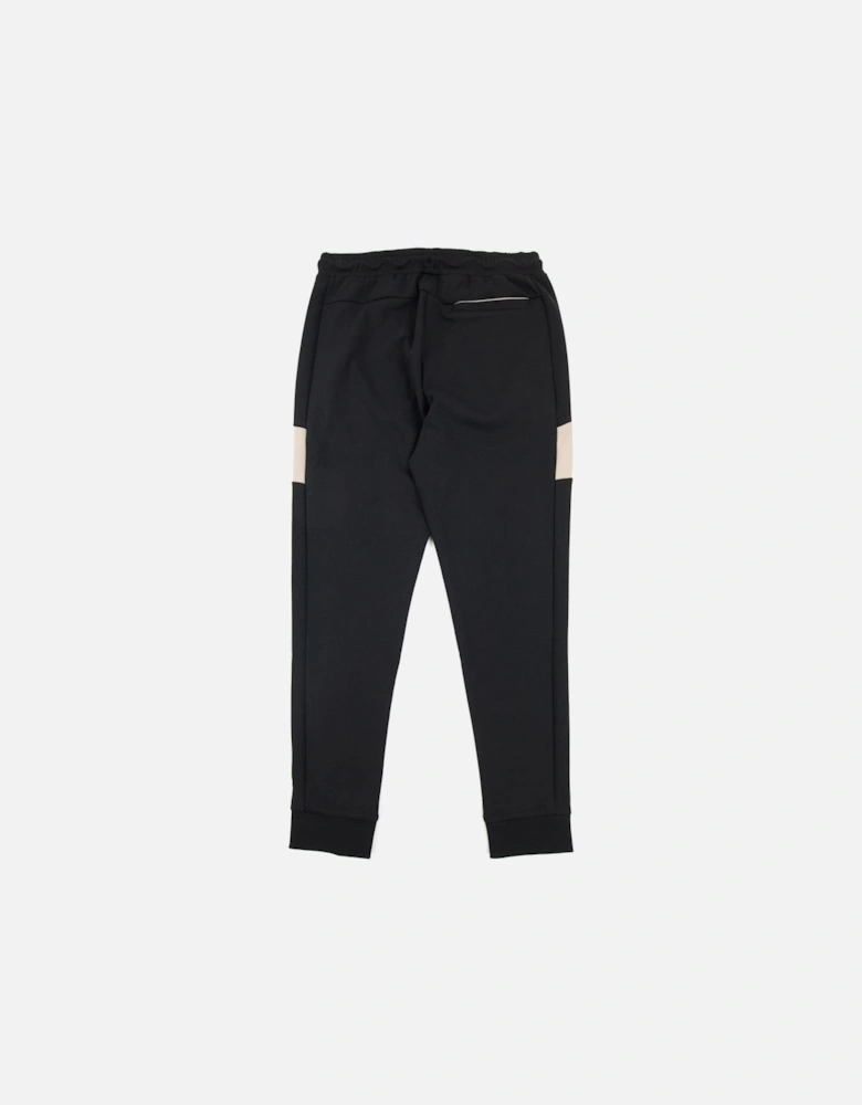 Contrast Logo Tracksuit Black 001