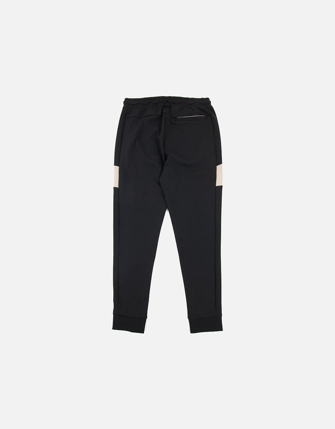 Contrast Logo Tracksuit Black 001