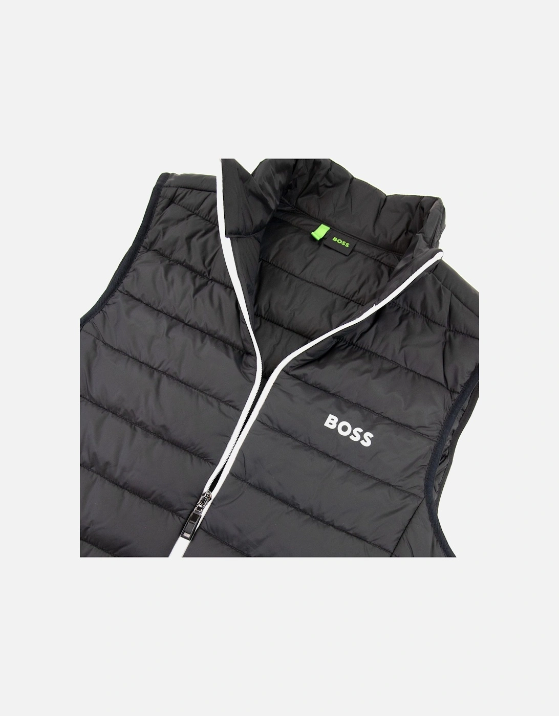 V Thor Logo Detail Water Repellent Gilet Black 002