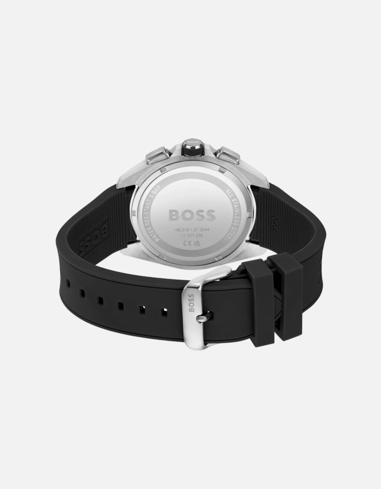 Volane Rubber Strap Watch Black