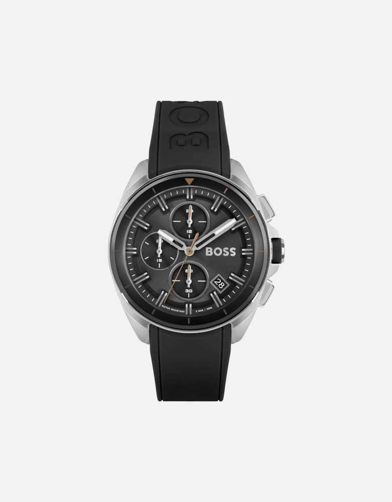 Volane Rubber Strap Watch Black