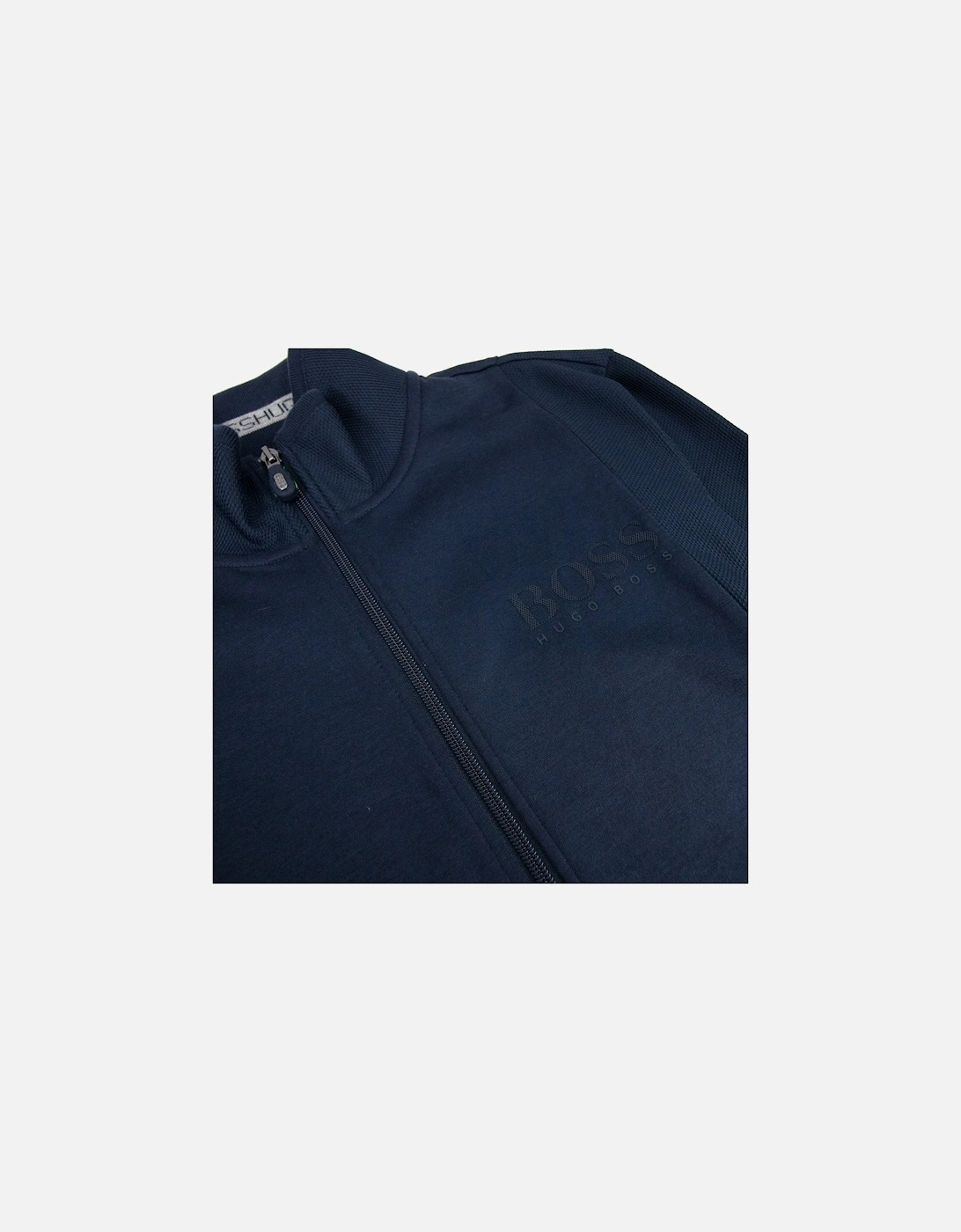 Full Zip Funnel Neck Navy 410