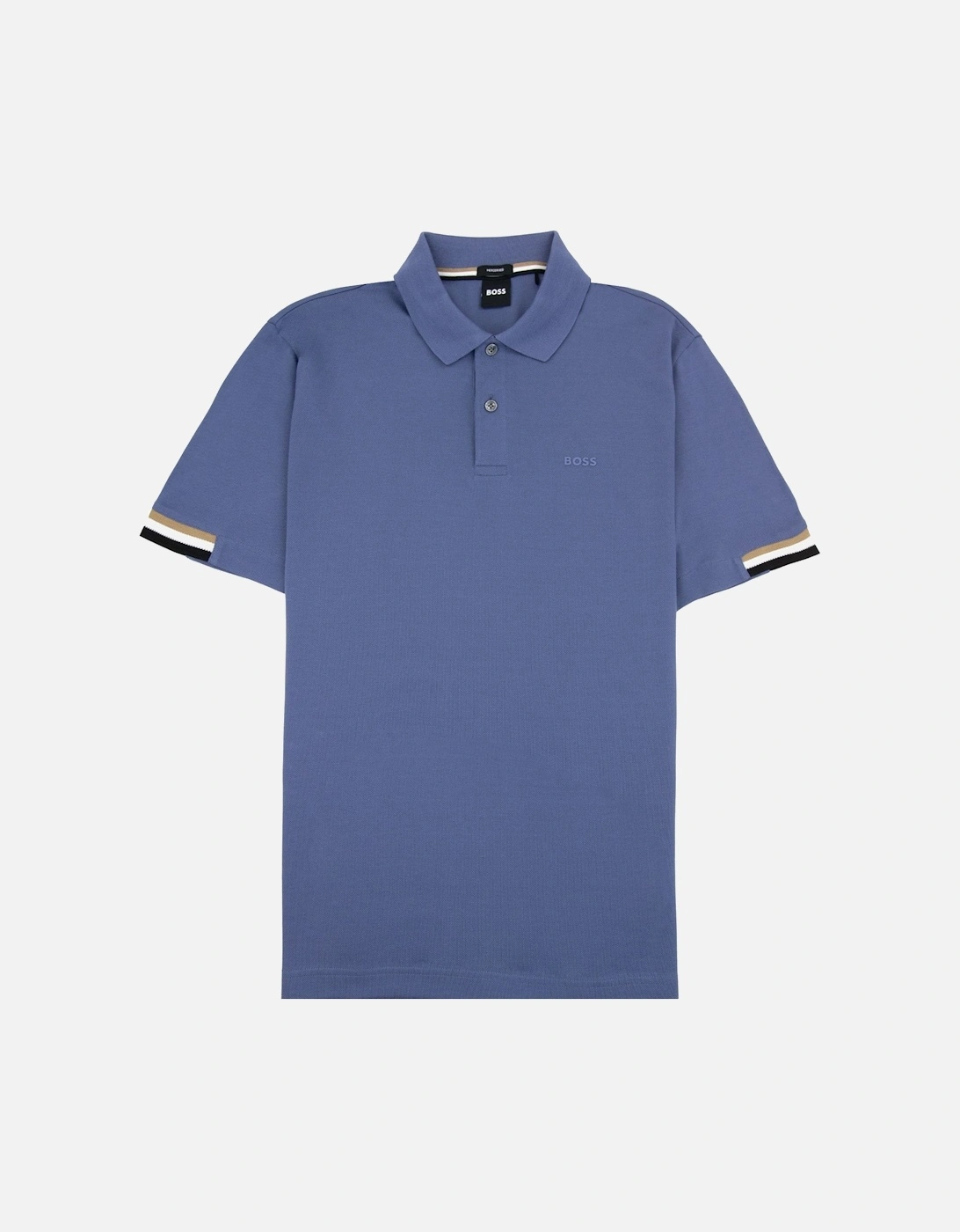 Parlay 147 Mercerised Polo Shirt Blue 479, 5 of 4