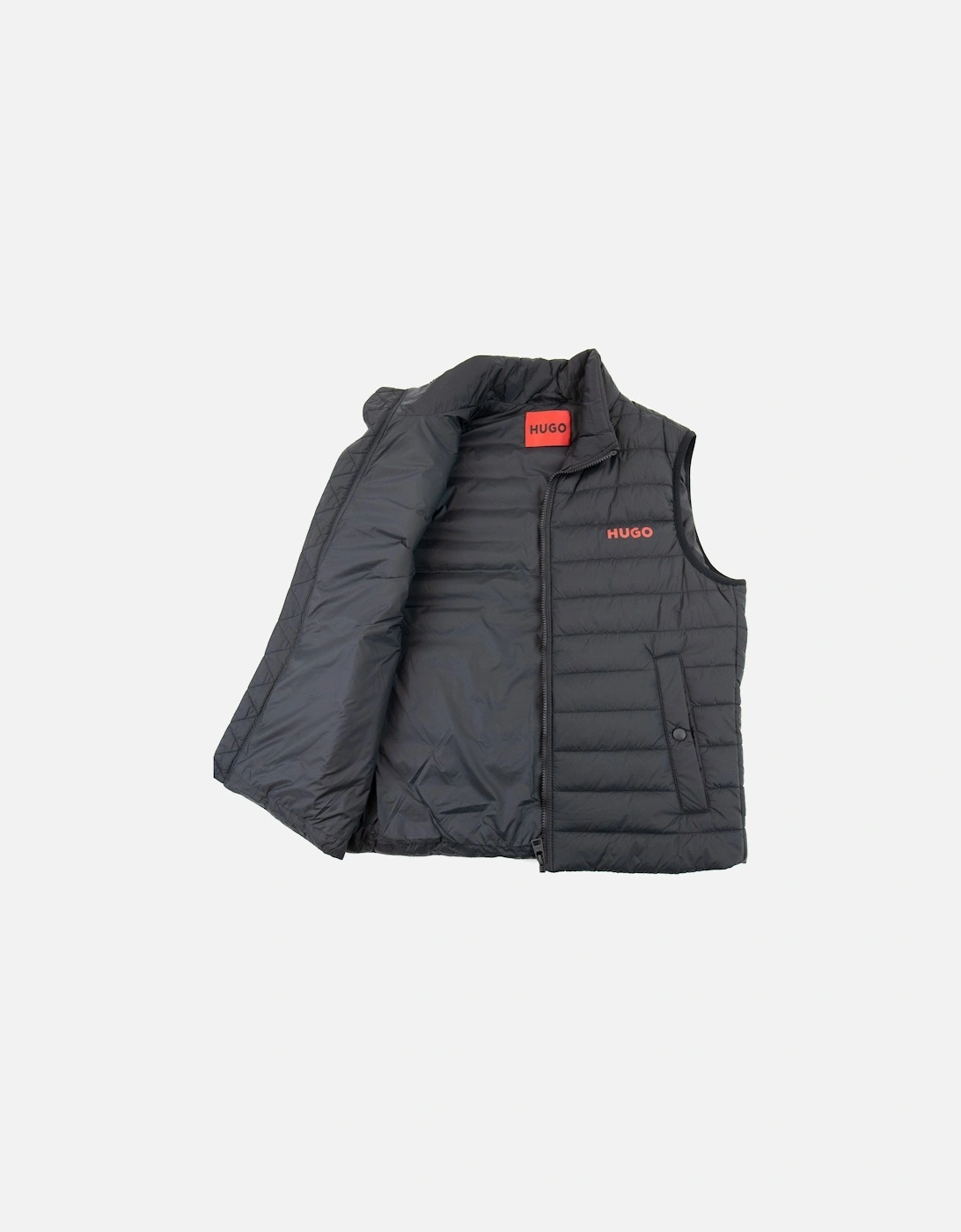 Hugo Bentino2221 Padded Gilet Black 001