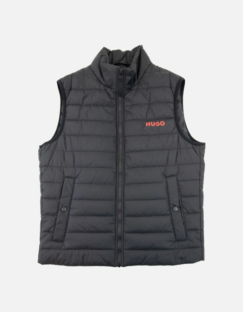 Hugo Bentino2221 Padded Gilet Black 001