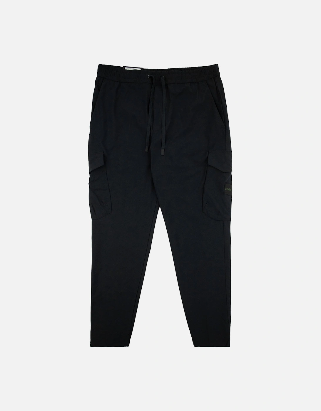 Tapered-fit Trousers In Easy-iron Stretch Poplin Black 001, 8 of 7