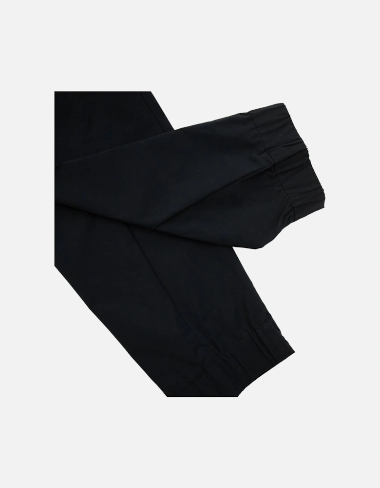 Tapered-fit Trousers In Easy-iron Stretch Poplin Black 001