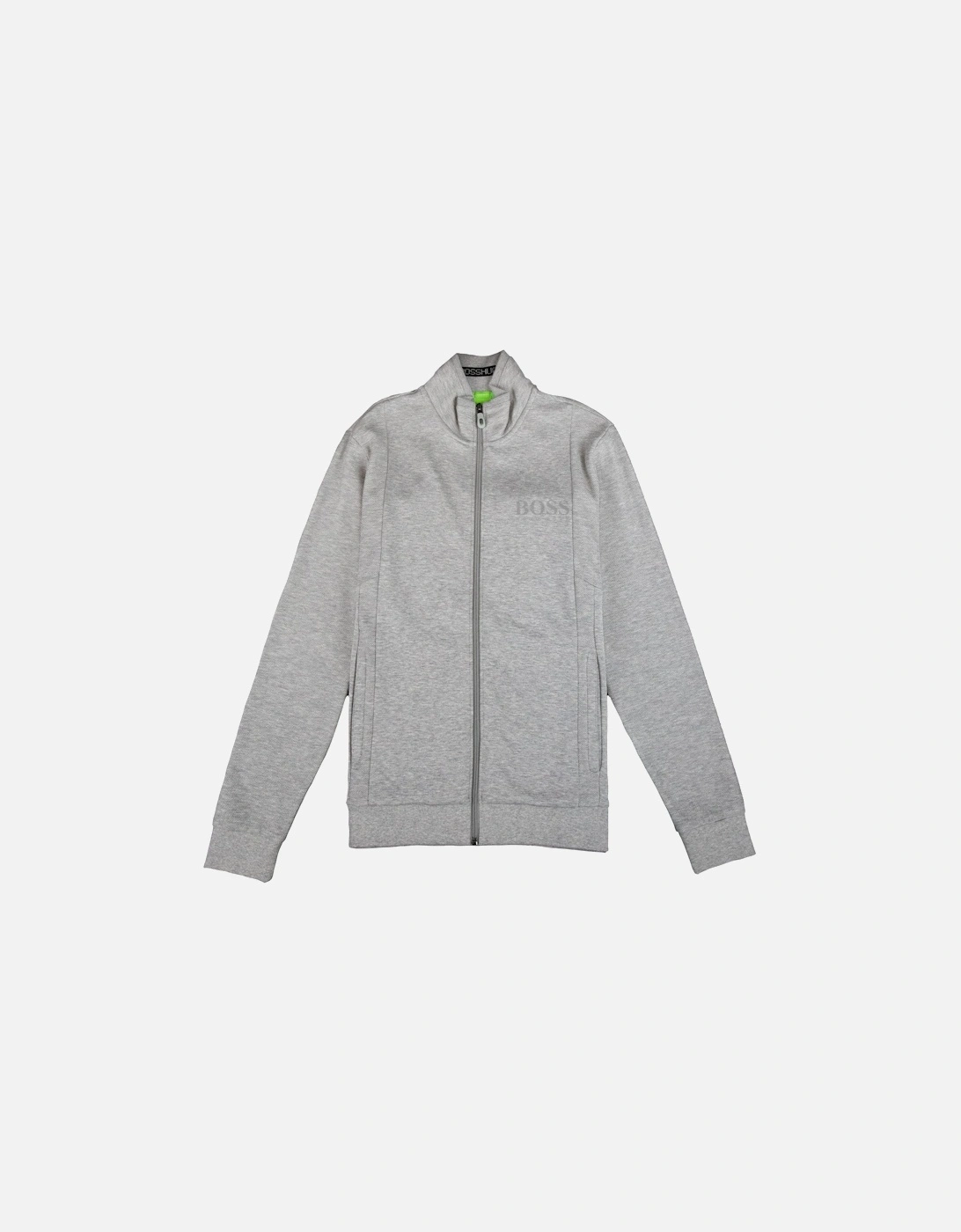Full Zip Funnel Cardigan Neck Grey, 3 of 2
