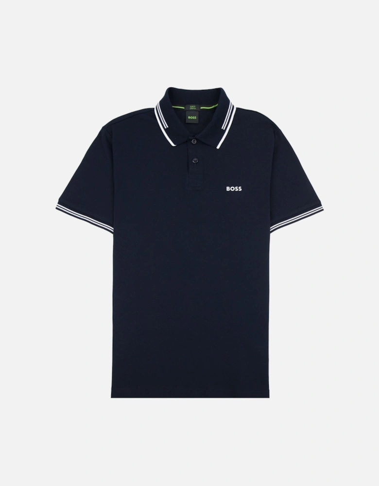 Paul Slim Fit Polo Navy 402