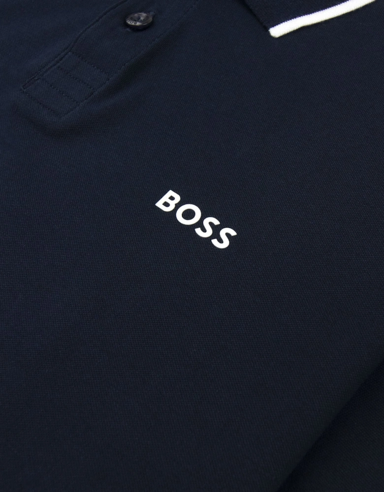 Paul Slim Fit Polo Navy 402