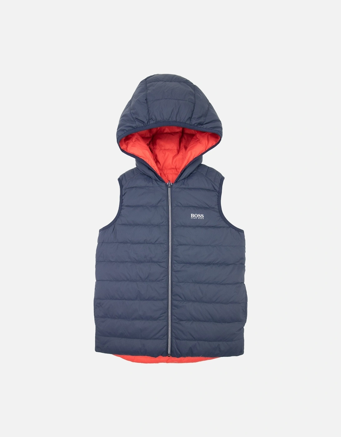 Kids Small Logo Reversible Gillet Navy/red, 5 of 4