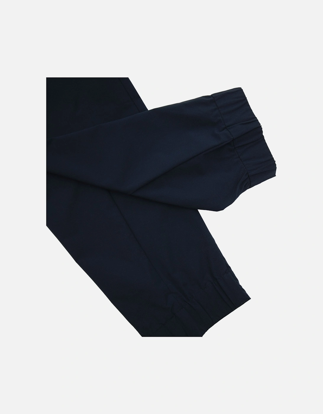 Tapered-fit Trousers In Easy-iron Stretch Poplin Navy 402
