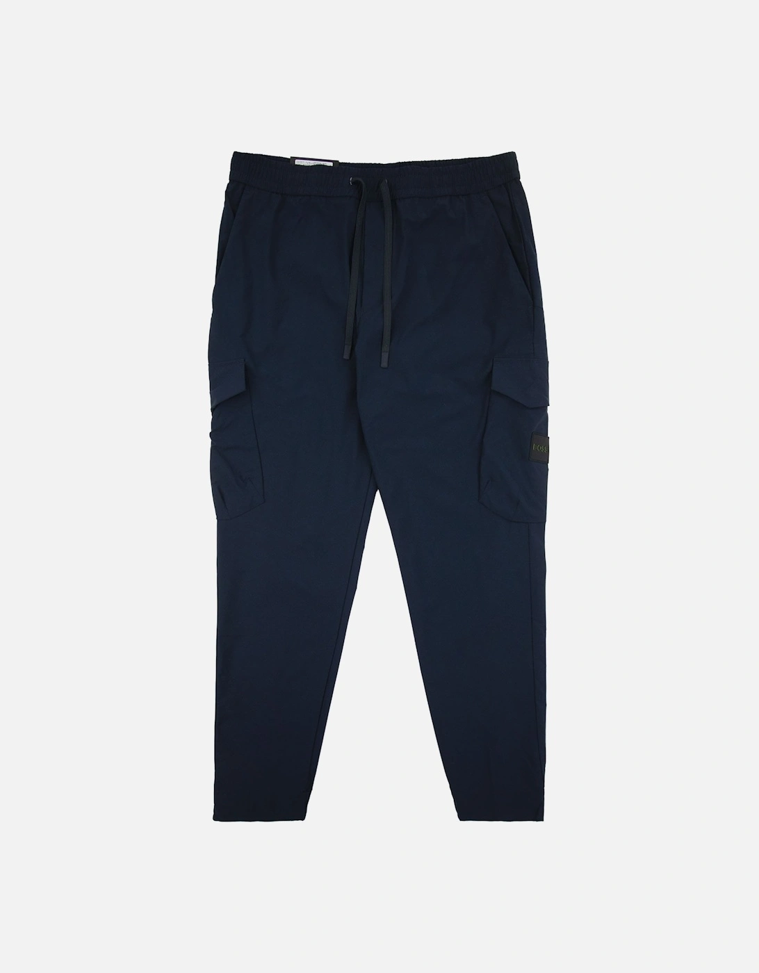 Tapered-fit Trousers In Easy-iron Stretch Poplin Navy 402, 7 of 6